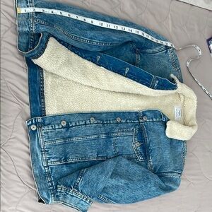 Denim Sherpa Lined Jacket